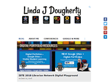 Tablet Screenshot of lindajdougherty.com